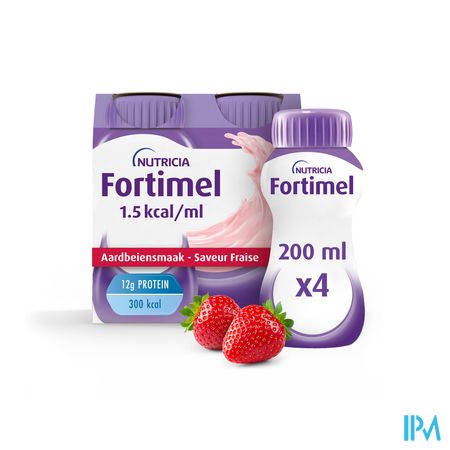FORTIMEL 1.5 KCAL Fraise - 4 x 200 ml