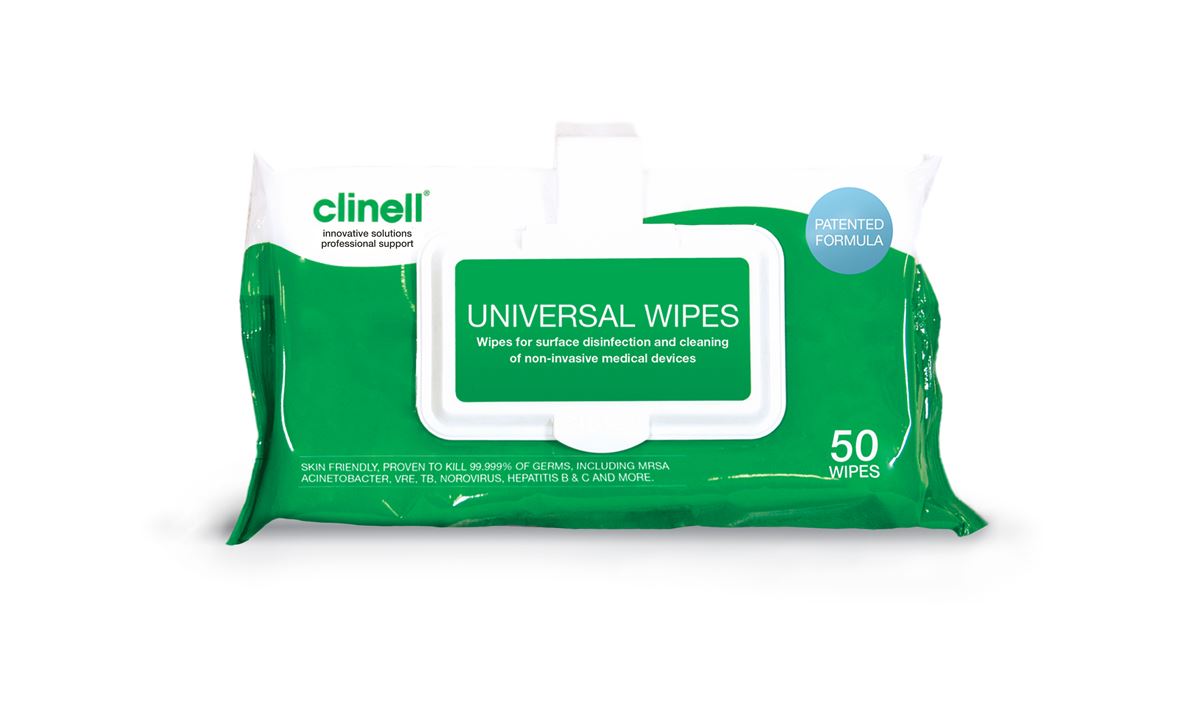 Clinell LIGNETTES DE DESINFECTION avec clip