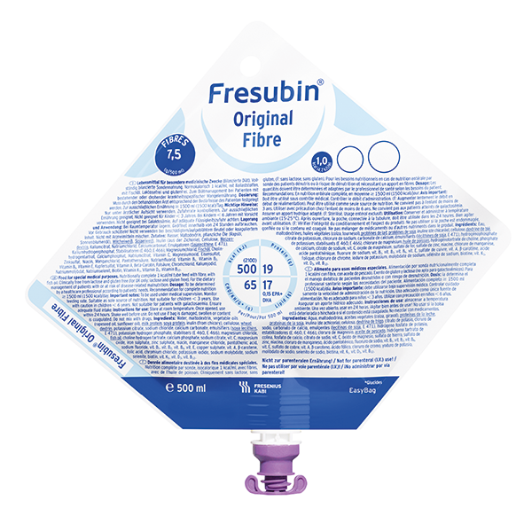 FRESUBIN ORIGINAL FIBRE 15 x 500 ml EASY BAG
