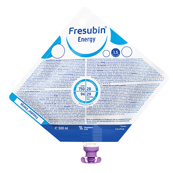 FRESUBIN ENERGY 15 x 500 ml EASY BAG