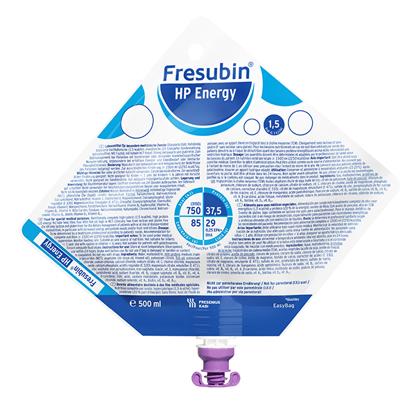 FRESUBIN HP ENERGY 15 x 500 ml EASY BAG