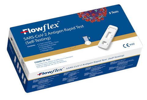 Flowflex antigen zelftest (1crt=5pcs)
