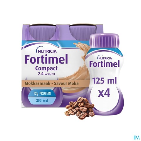 FORTIMEL Compact 2.4 KCAL  Mocha - 4 x 125 ml