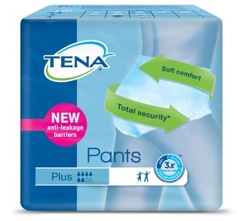 TENA Plus pants x-small omtrek 50-70cm 14 st