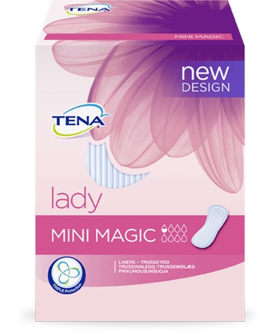 TENA Lady Discreet protège-slip avec bande adhésive mini magic 34 pcs