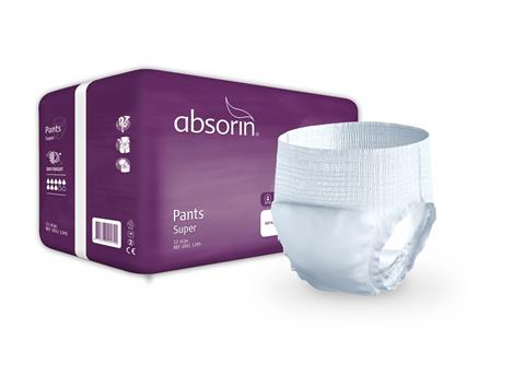 Absorin Comfort pants x-large omtrek 165cm Super 12 st