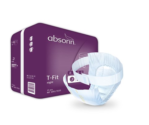 Absorin Comfort T-Fit Night change complet d&#39;incontinence avec ceinture x-large 15 pcs