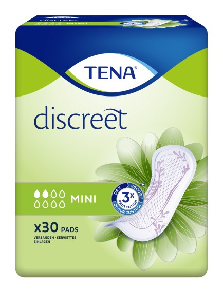 TENA Discreet inlegger met plakstrook Mini 30 st
