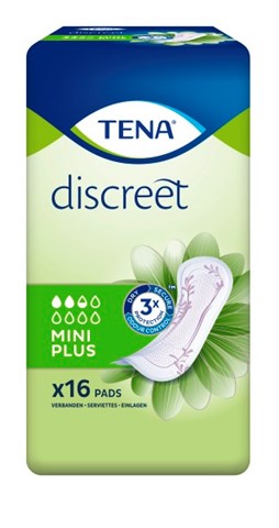 TENA Discreet protège-slip avec bande adhésive Mini Plus 20 pcs