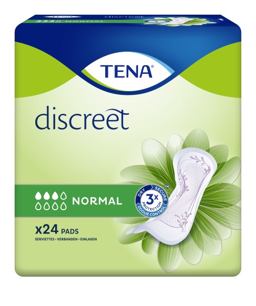 TENA Discreet inlegger met plakstrook Normal 24 st