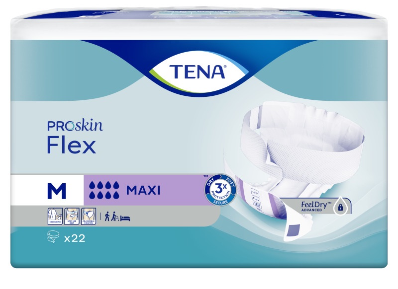 TENA ProSkin Flex heupbandslip M 71 cm-102 cm Maxi 22 st