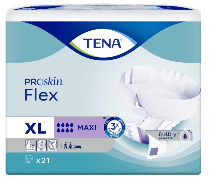 TENA ProSkin Flex heupbandslip XL 105 cm-153 cm Maxi 21 st