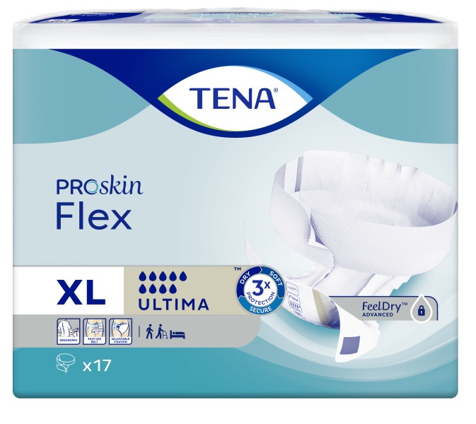 TENA Flex ultima heupbandslip XL 105 cm-153 cm ProSkin 17 st