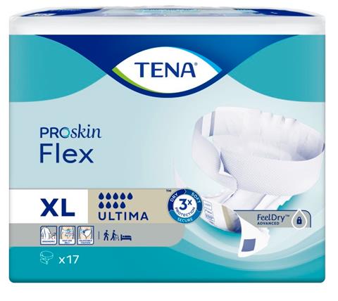 TENA Flex ultima heupbandslip XL 105 cm-153 cm ProSkin 17 st