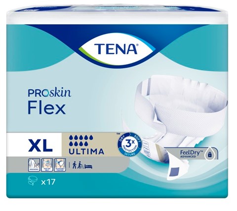 TENA Flex ultima heupbandslip XL 105 cm-153 cm ProSkin 17 st